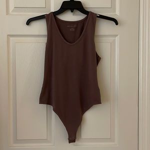 American Eagle Dark Purple Tank Bodysuit